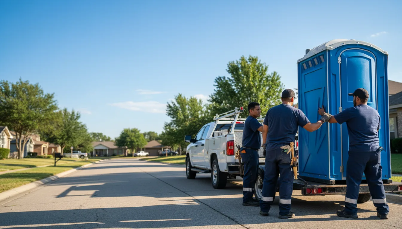 Portable Toilet Rental in De Soto, KS near me